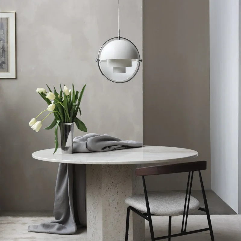 Epic dining table travertine - Gubi.dk w Mesmetric