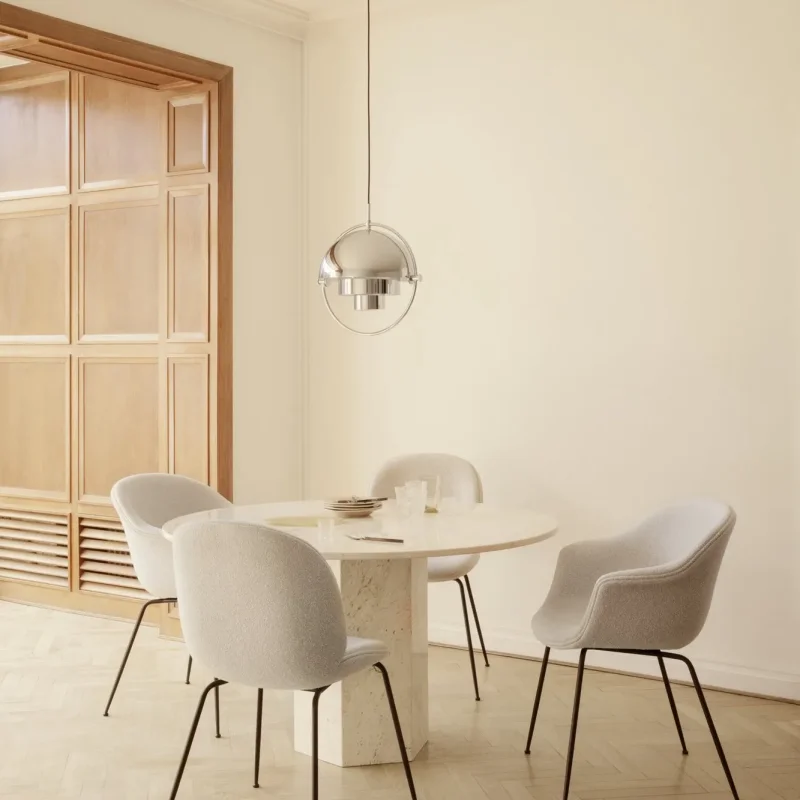 Epic dining table travertine - Gubi.dk w Mesmetric
