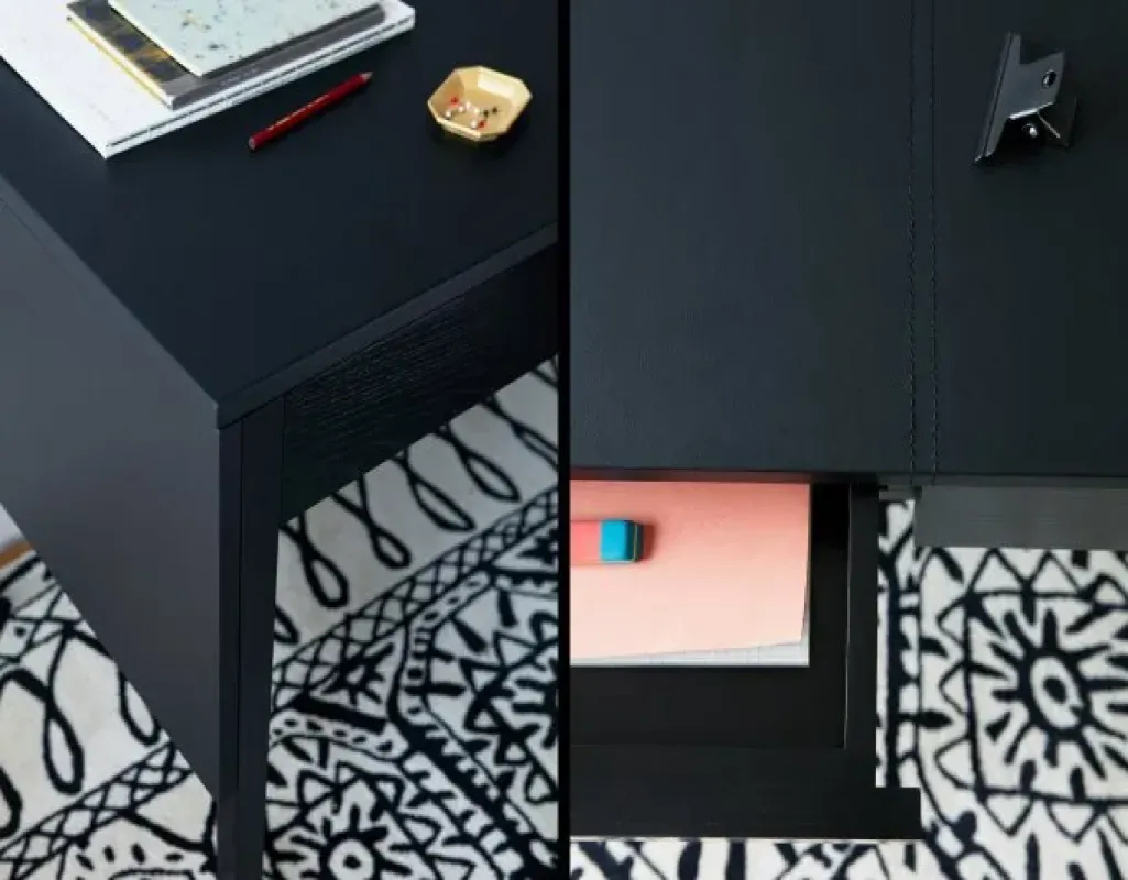 777 Drape Desk - De La Espada w Mesmetric