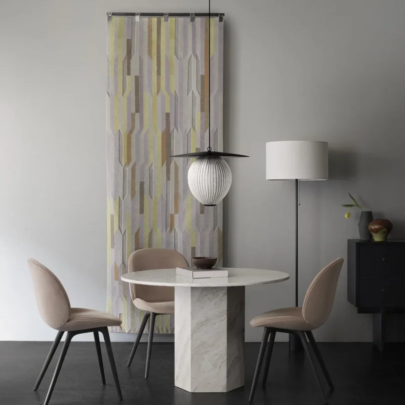 Epic dining table travertine - Gubi.dk w Mesmetric