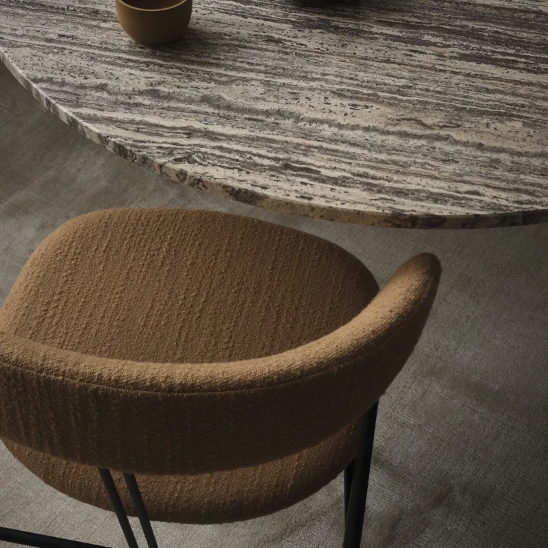 Epic dining table travertine - Gubi.dk w Mesmetric