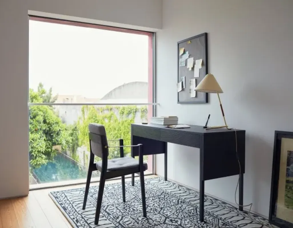 777 Drape Desk - De La Espada w Mesmetric