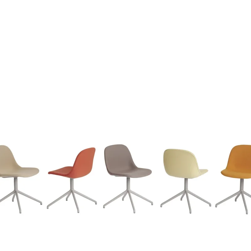 Fiber side chair swivel base