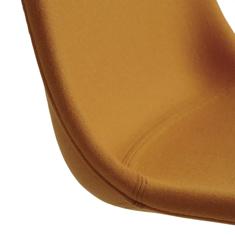 Fiber side chair swivel base