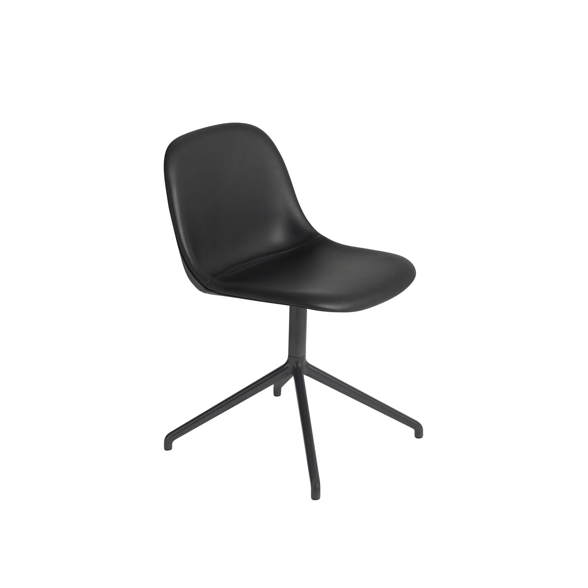 Fiber side chair swivel base