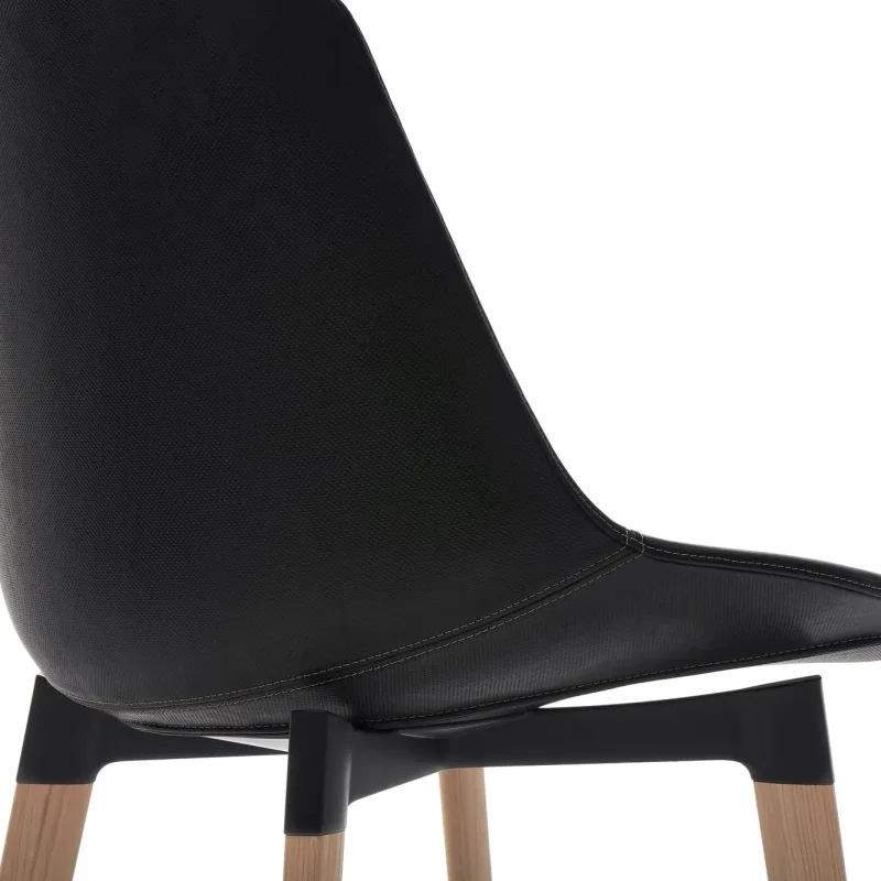 Flow Leather 4-legged Oak Cross Base - MDF Italia w Mesmetric