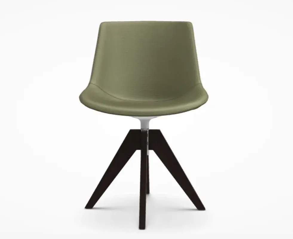 Flow Leather VN 4-legged Wood Base - MDF Italia w Mesmetric