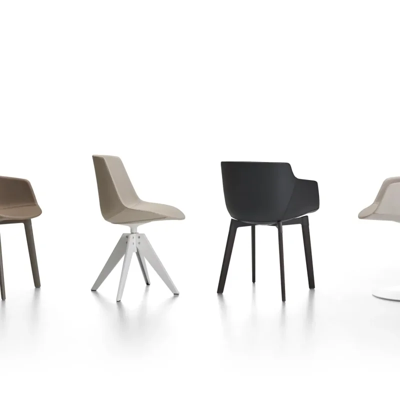 Flow Leather VN 4-legged Wood Base - MDF Italia w Mesmetric