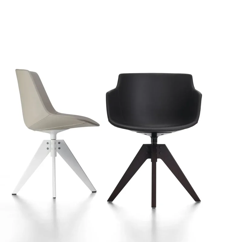 Flow Slim Leather VN 4-legged Steel Base - MDF Italia w Mesmetric