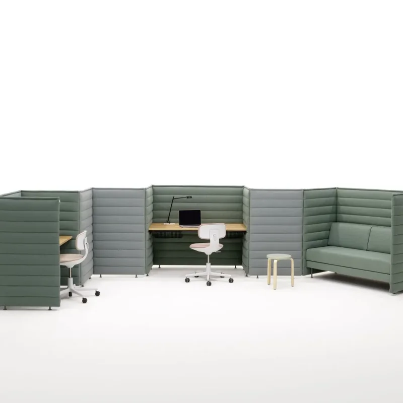 Alcove Plus Desk - Vitra w Mesmetric