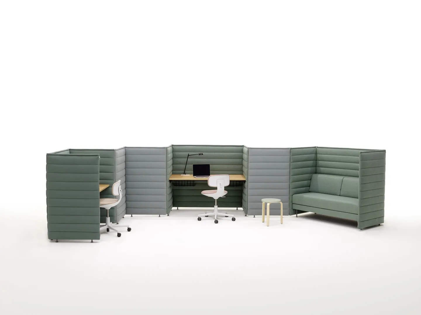 Alcove Plus Desk - Vitra w Mesmetric