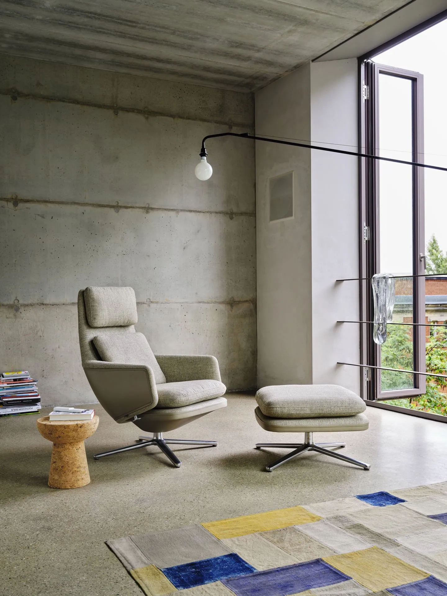 Grand Relax & Ottoman - Vitra w Mesmetric