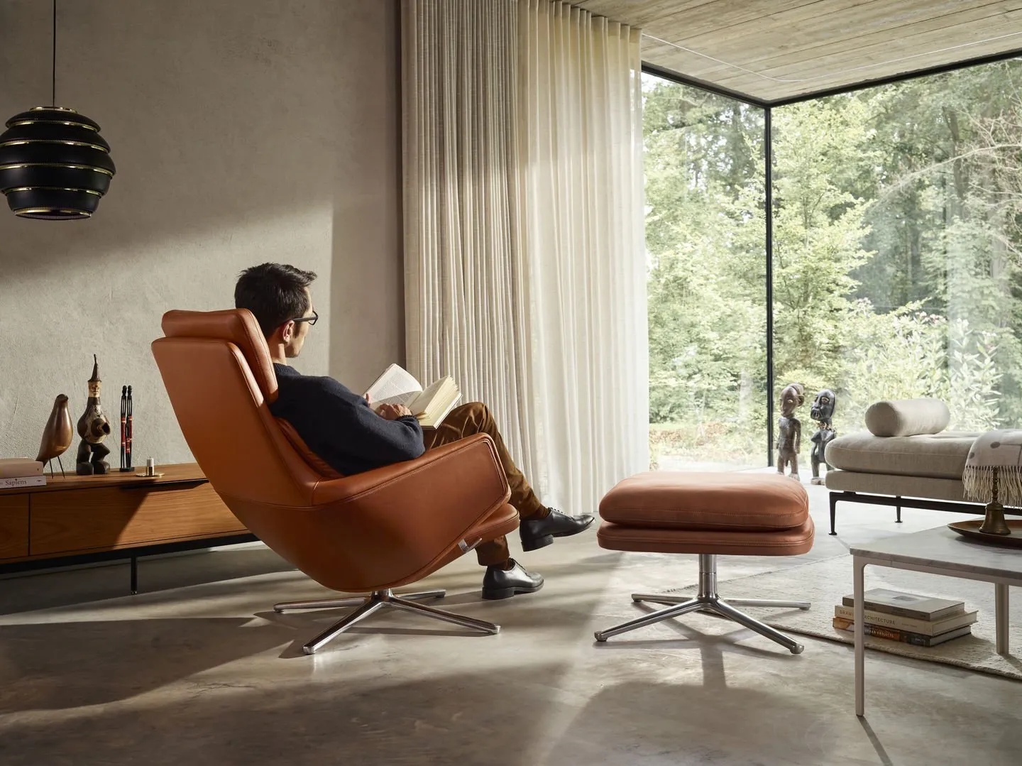 Grand Relax & Ottoman - Vitra w Mesmetric