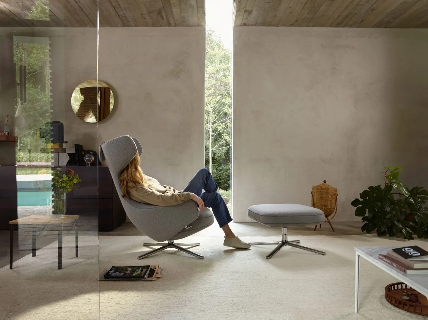Grand Relax & Ottoman - Vitra w Mesmetric