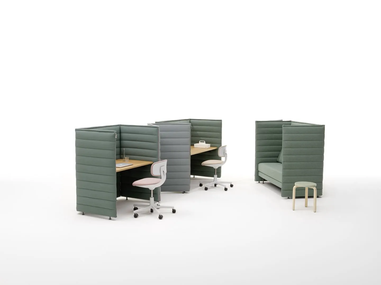 Alcove Plus Desk - Vitra w Mesmetric