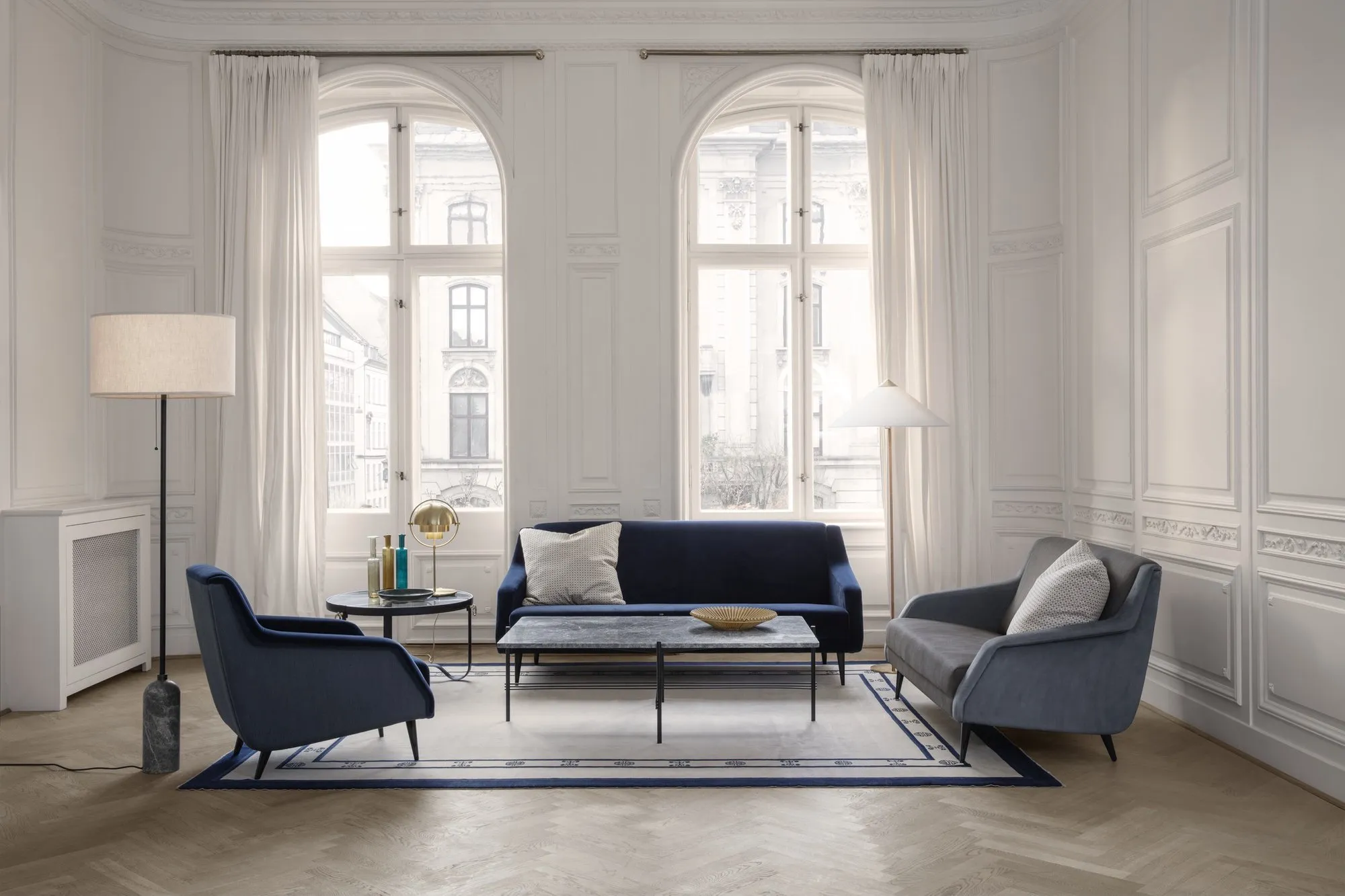 Adnet Coffee Table - Gubi.dk w Mesmetric