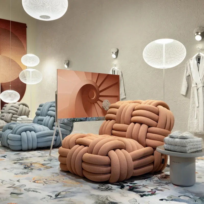 Knitty Lounge Chair - Moooi w Mesmetric