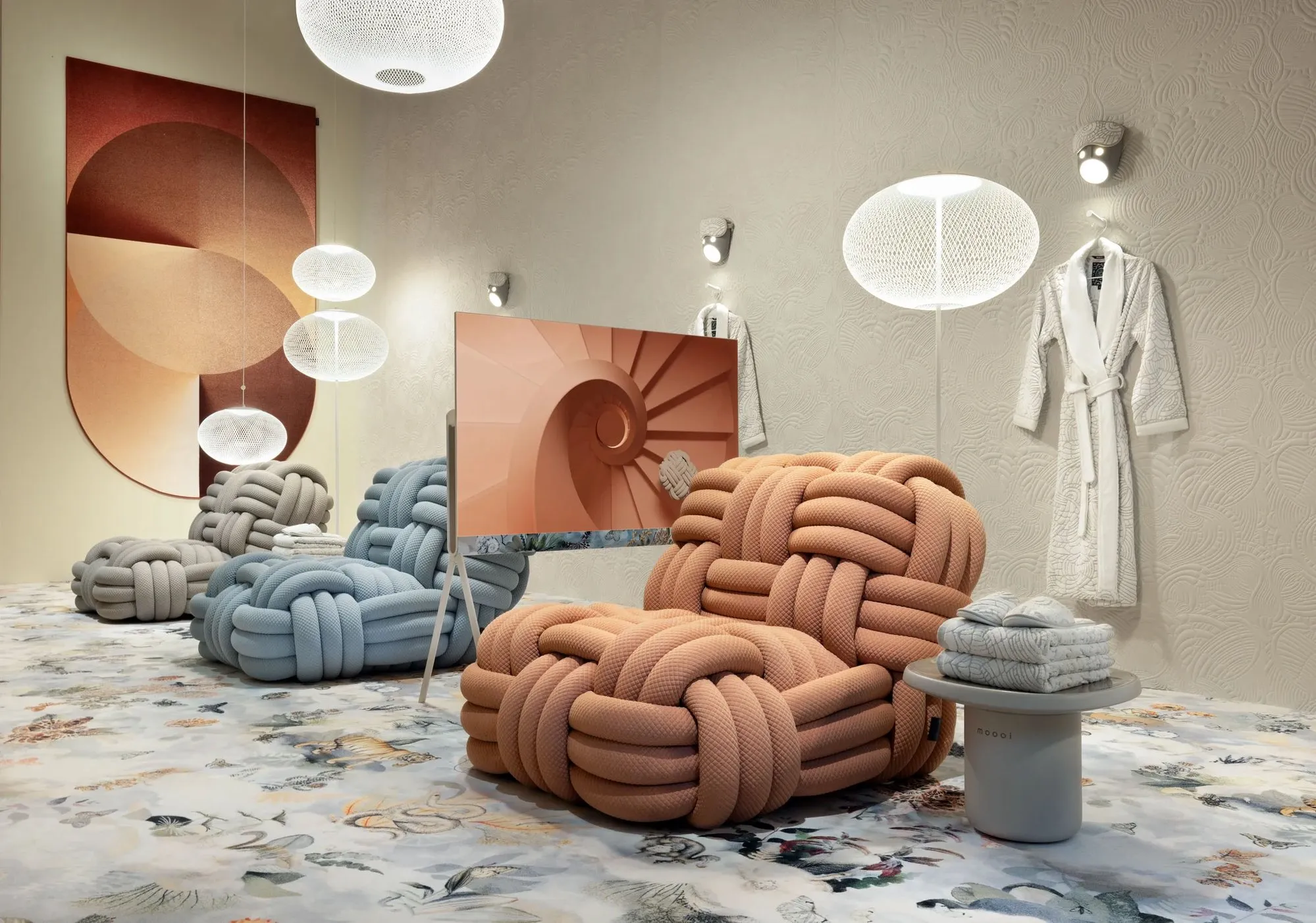 Knitty Lounge Chair - Moooi w Mesmetric