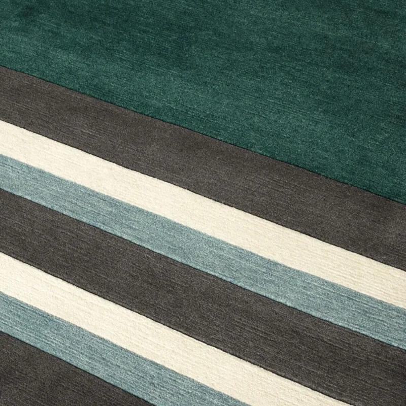 Les Arcs - Bleu Blanc Gris - CC-Tapis w Mesmetric