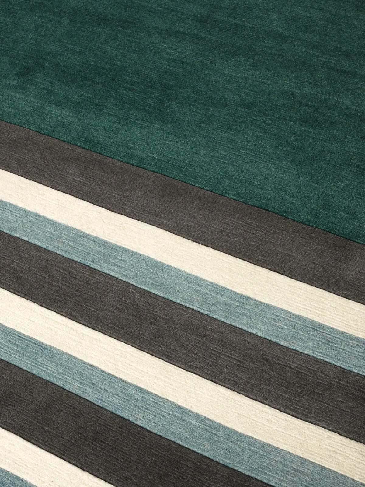Les Arcs - Bleu Blanc Gris - CC-Tapis w Mesmetric