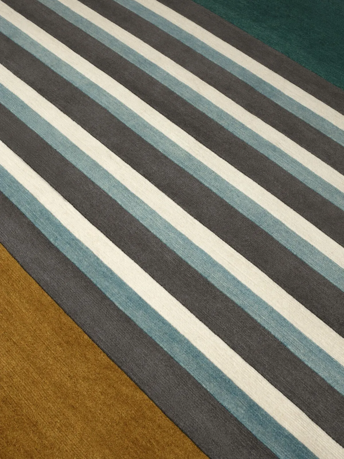 Les Arcs - Bleu Blanc Gris - CC-Tapis w Mesmetric