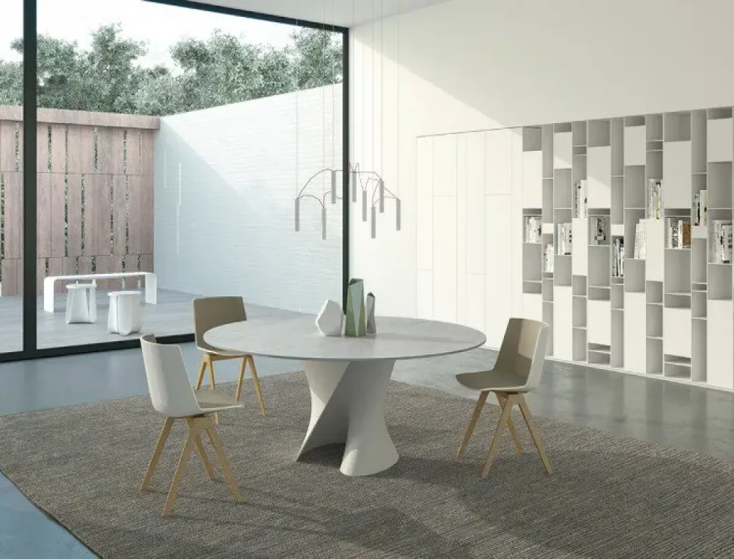 Aiku Wood Tapered Base - MDF Italia w Mesmetric