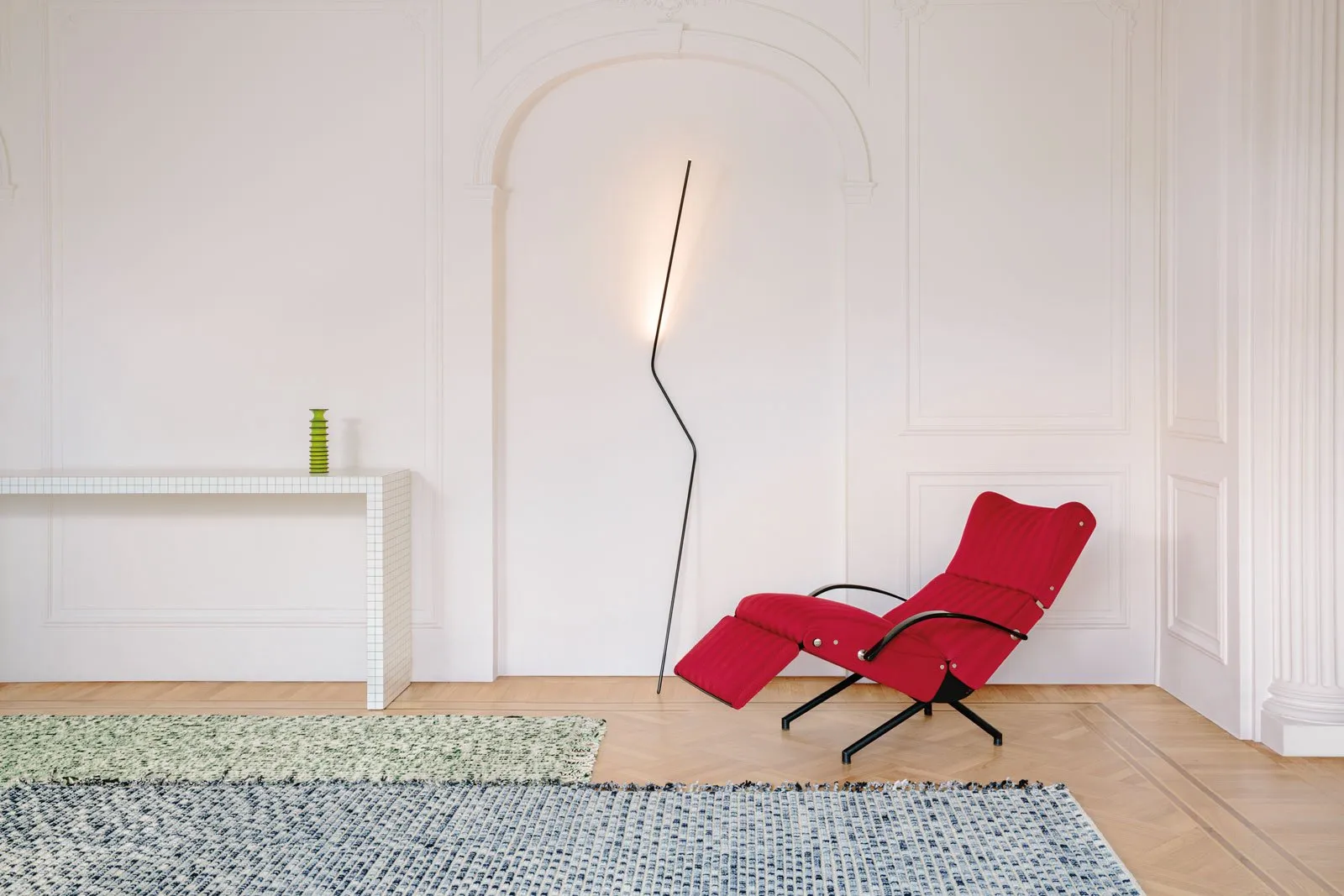 Lines Blue - CC-Tapis w Mesmetric