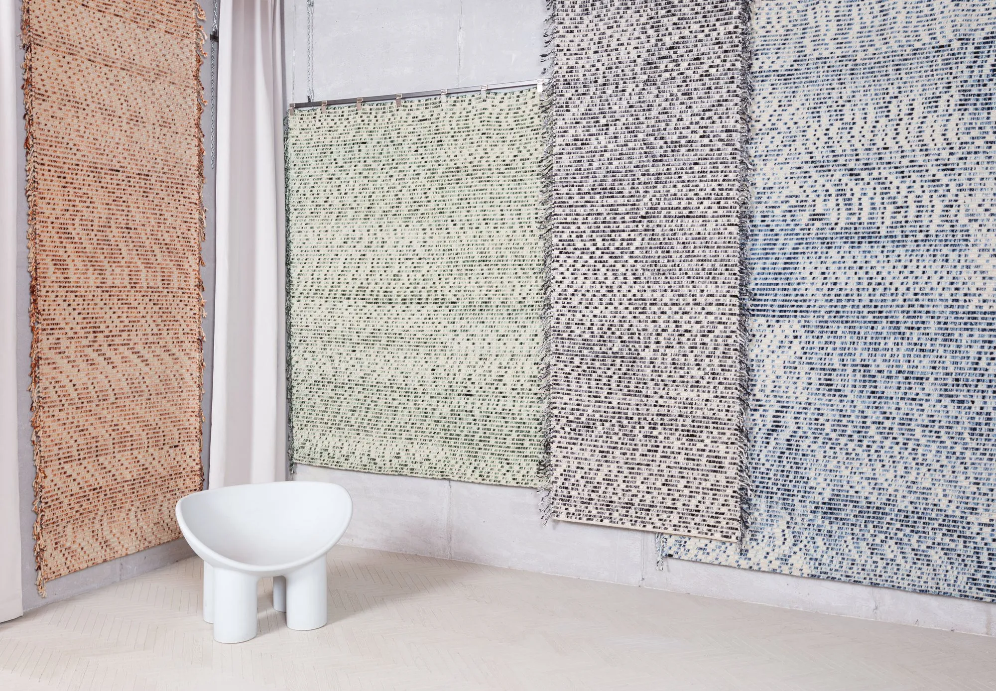 Lines Blue - CC-Tapis w Mesmetric