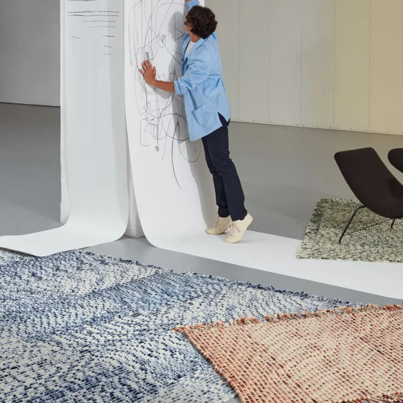 Lines Blue - CC-Tapis w Mesmetric