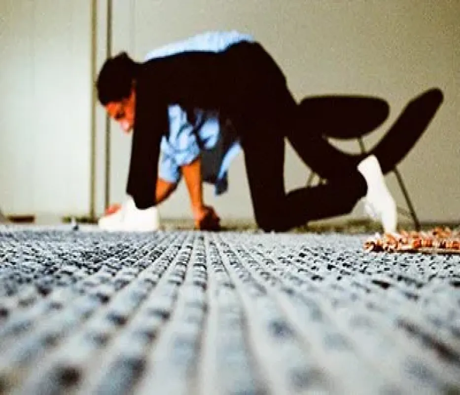 Lines Blue - CC-Tapis w Mesmetric
