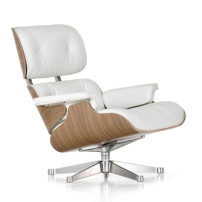 Lounge Chair White – Vitra at Mesmetric