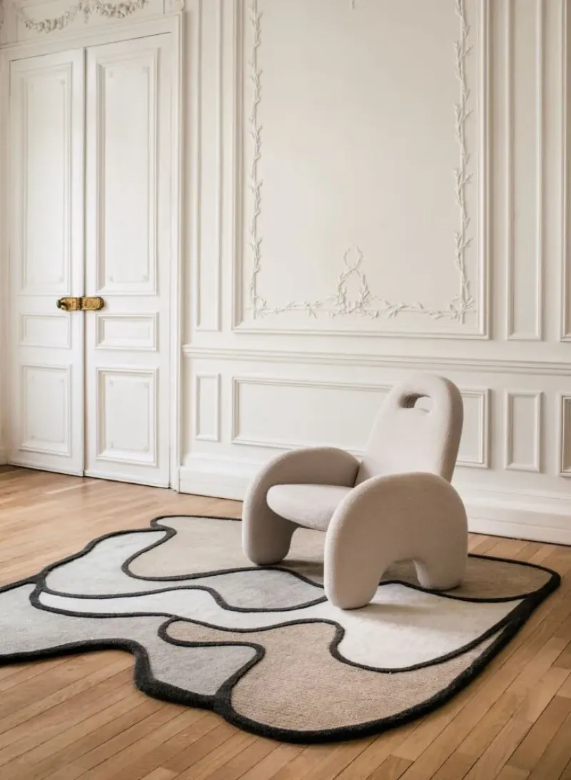 Maison Matisse - Tapis Forme Libre Coquillage