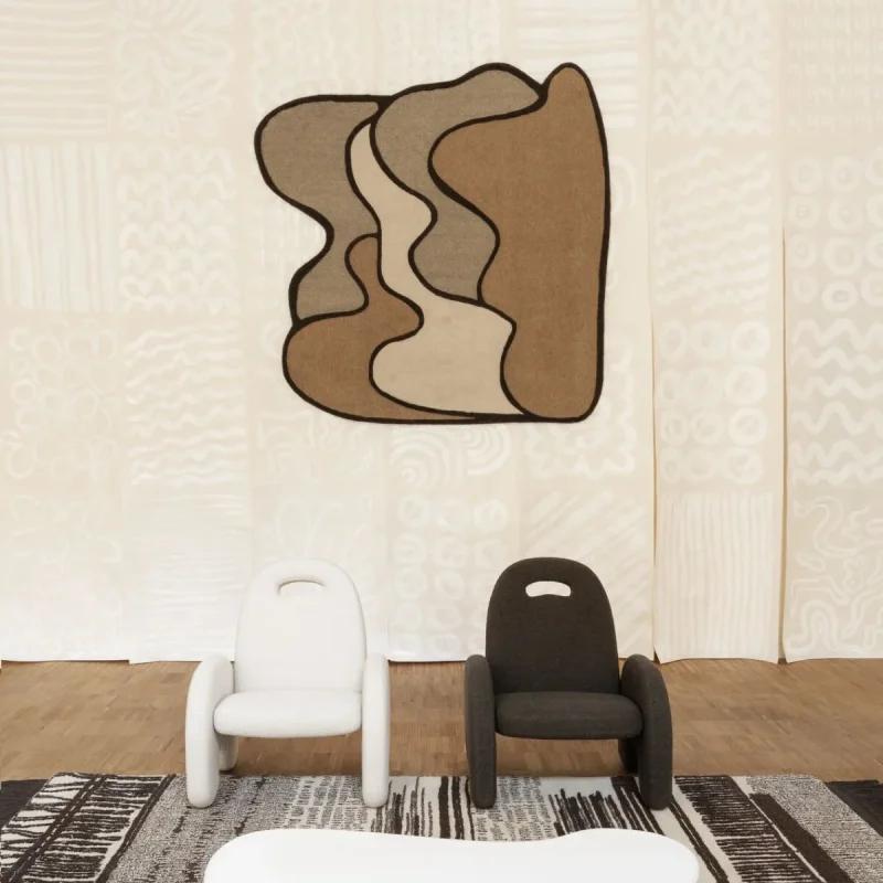 Maison Matisse - Tapis Forme Libre Coquillage
