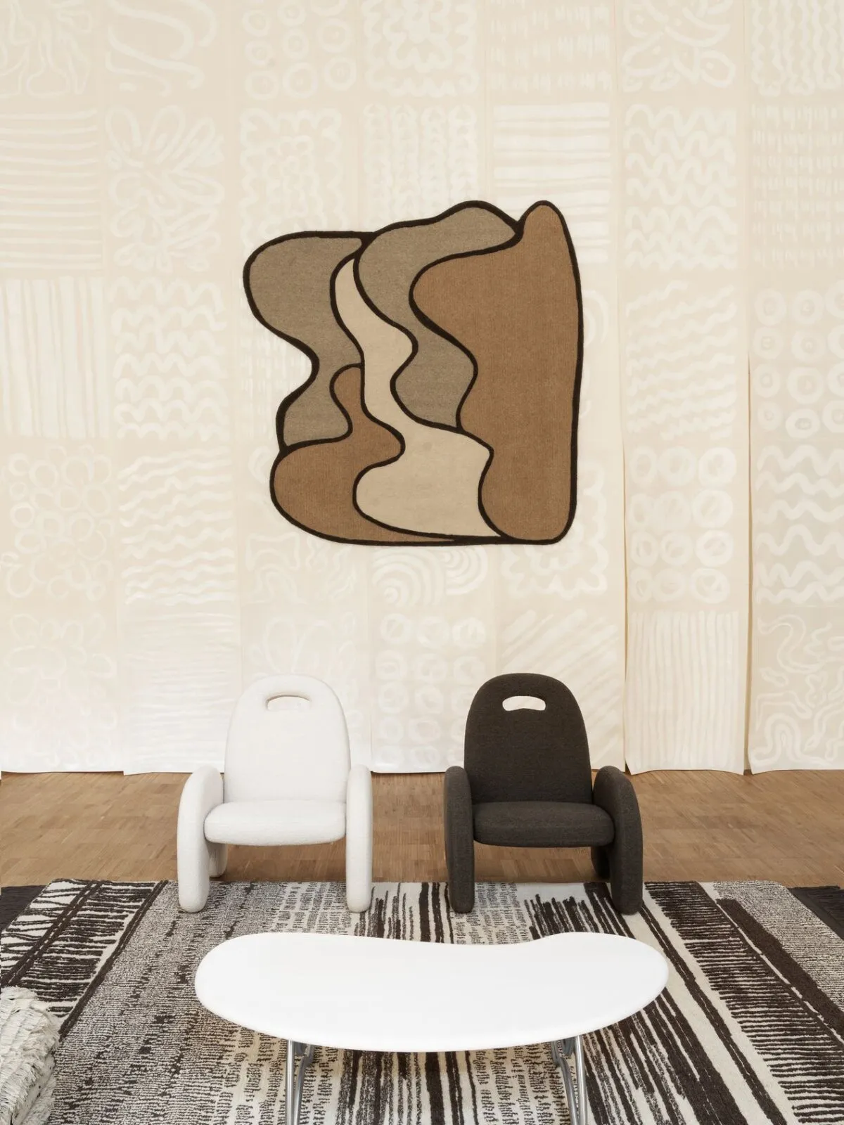 Maison Matisse - Tapis Forme Libre Coquillage