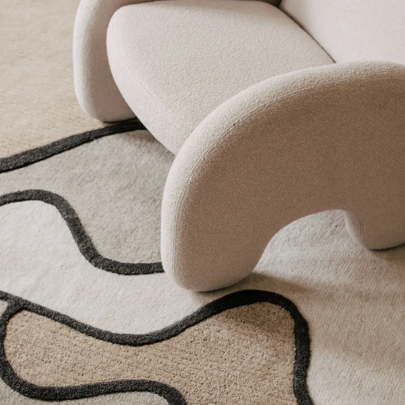 Maison Matisse - Tapis Forme Libre Coquillage