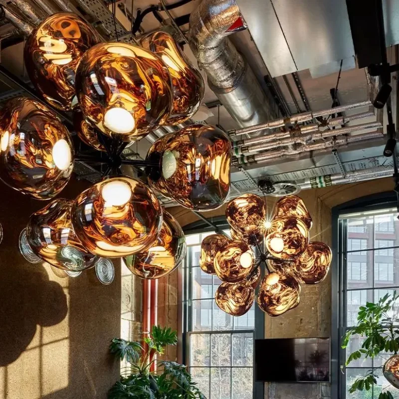 Melt Burst Chandelier Copper – Tom Dixon at Mesmetric