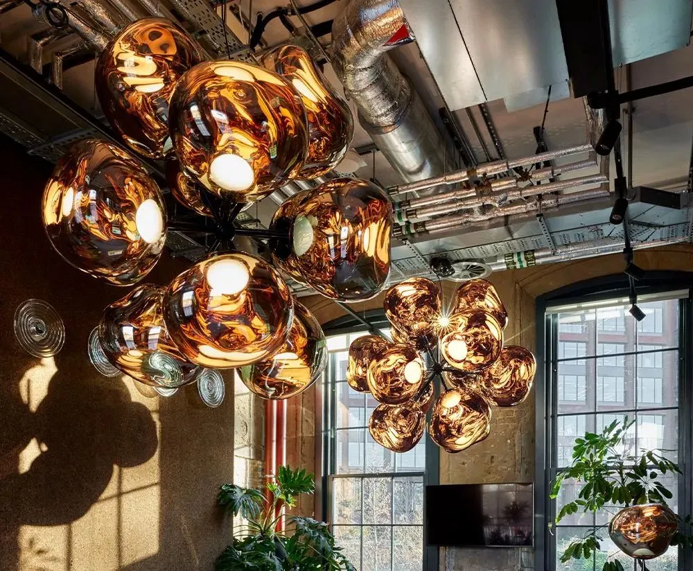 Melt Burst Chandelier Copper – Tom Dixon at Mesmetric