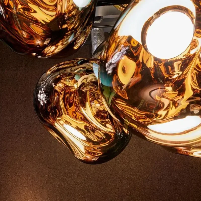 Melt Burst Chandelier Gold - Tom Dixon w Mesmetric