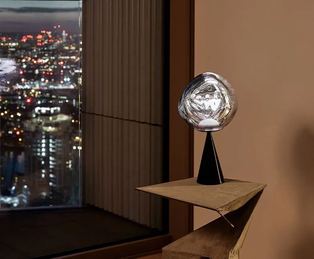 Melt Cone Fat Table Smoke - Tom Dixon w Mesmetric