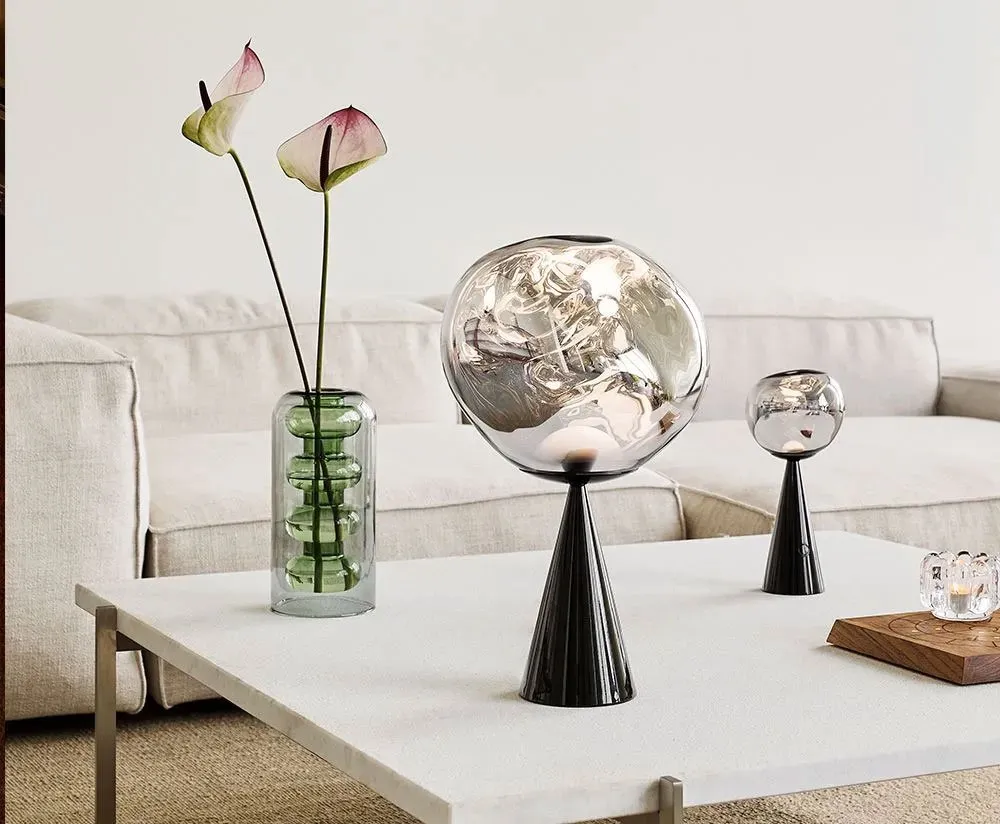 Melt Cone Fat Table Smoke - Tom Dixon w Mesmetric
