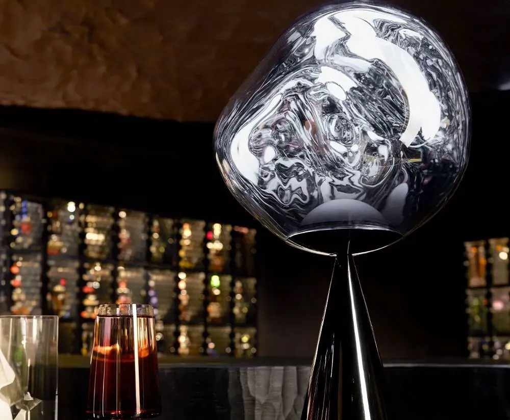 Melt Cone Fat Table Smoke - Tom Dixon w Mesmetric