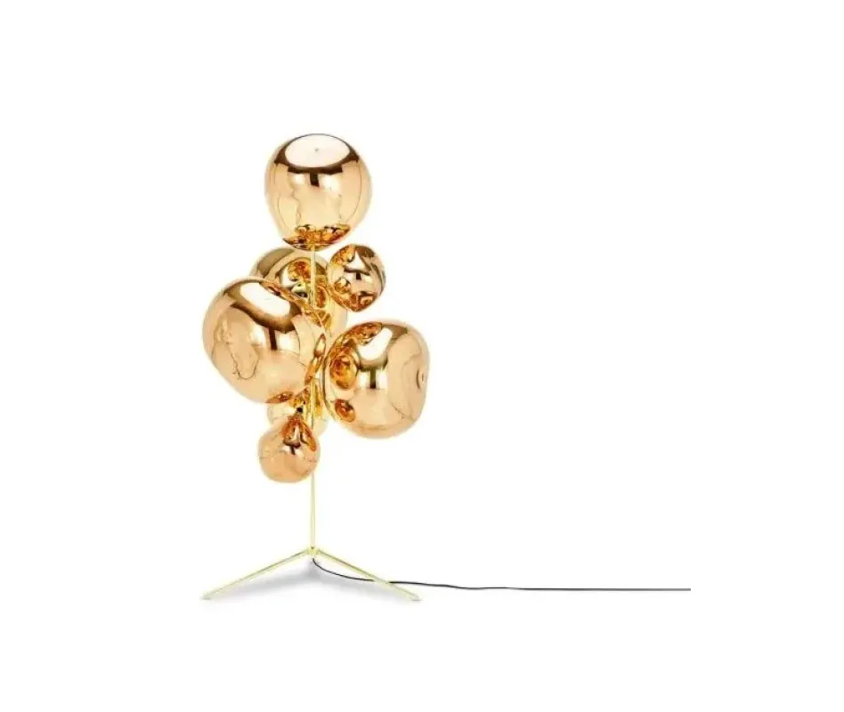 Melt Stand Chandelier Gold - Tom Dixon w Mesmetric