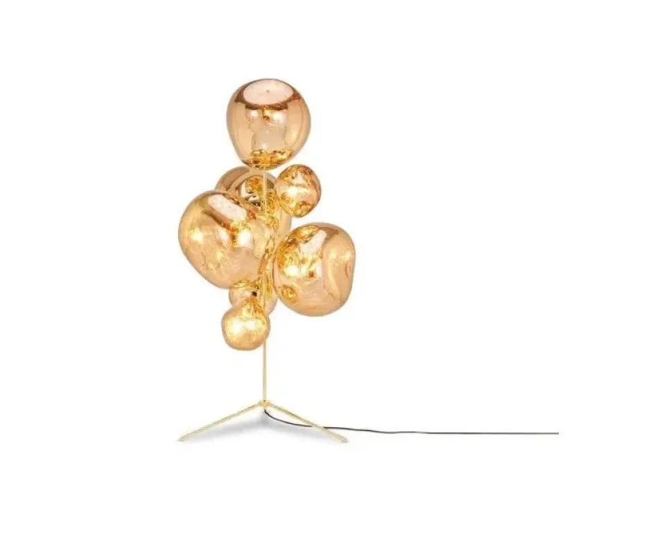 Melt Stand Chandelier Gold - Tom Dixon w Mesmetric