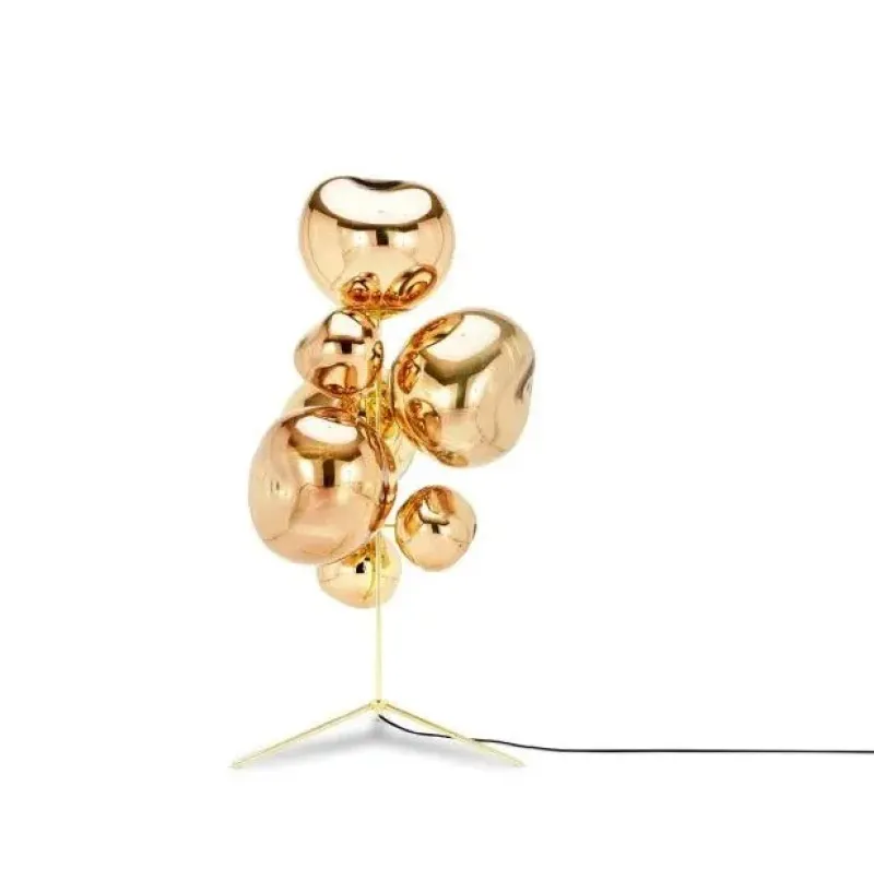 Melt Stand Chandelier Gold - Tom Dixon w Mesmetric
