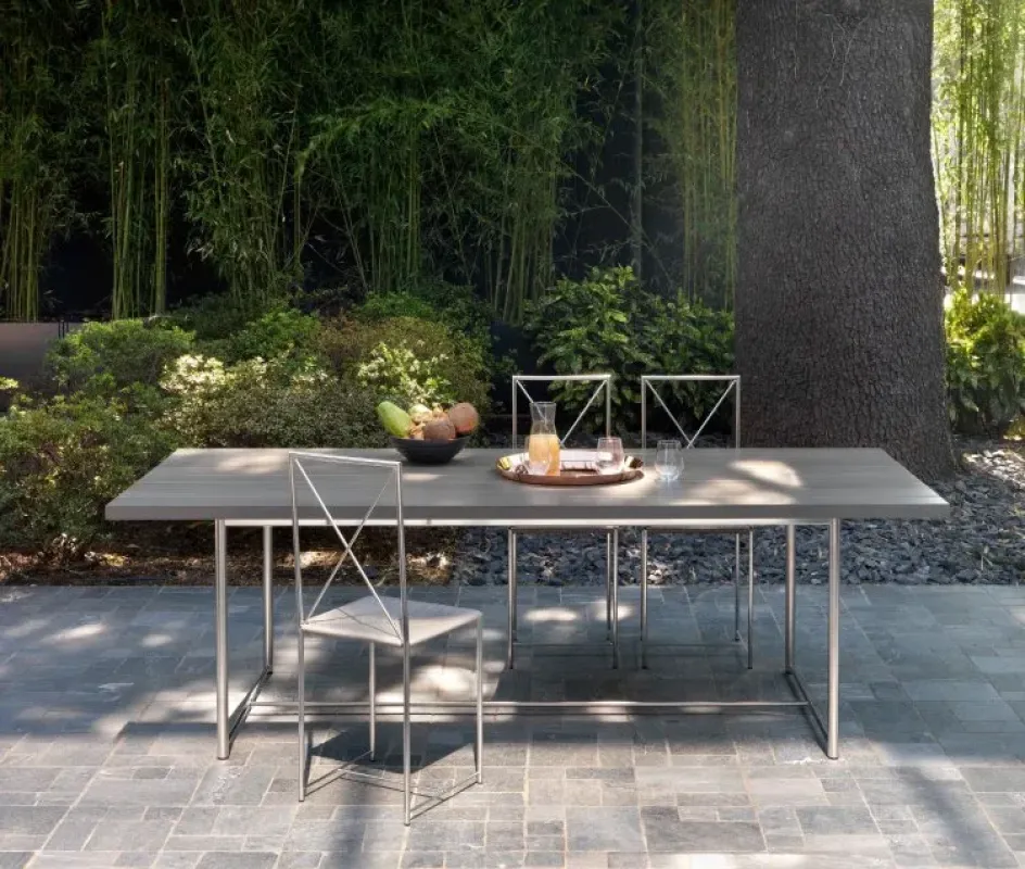 Moka Steel Outdoor - Flexform w Mesmetric