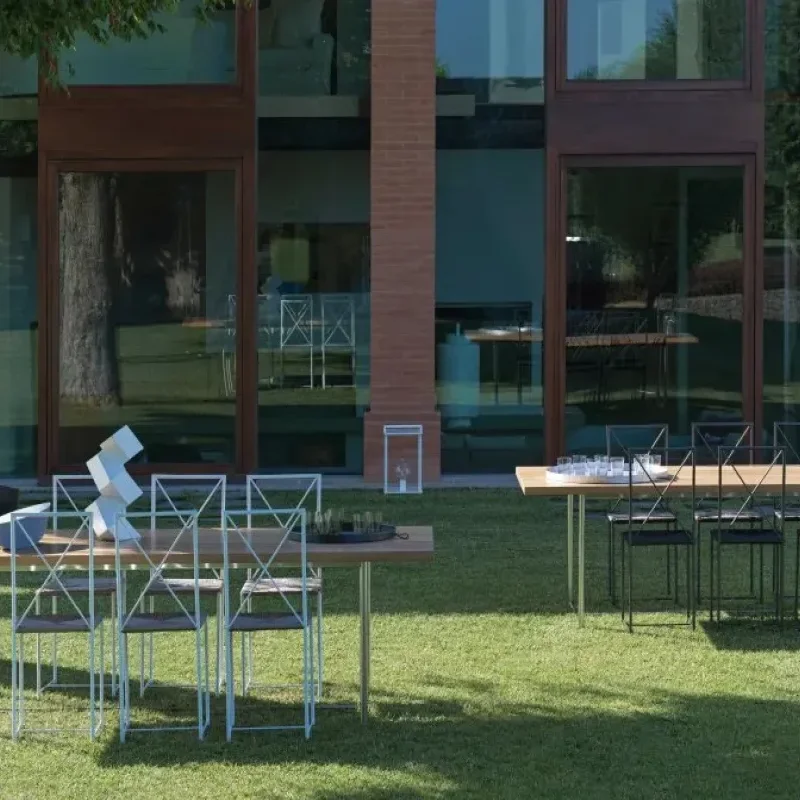 Moka Steel Outdoor - Flexform w Mesmetric