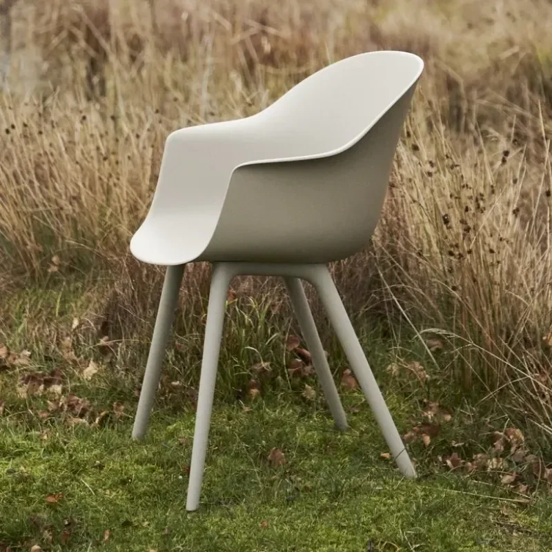 Bat dining plastic base outdoor – Gubi.dk at Mesmetric