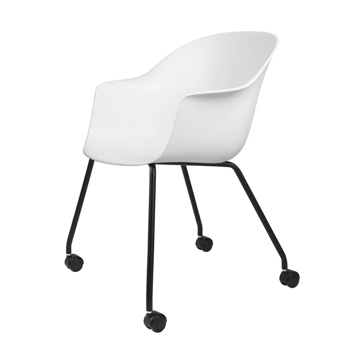 Bat meeting 4 legs w. castors - Gubi.dk w Mesmetric