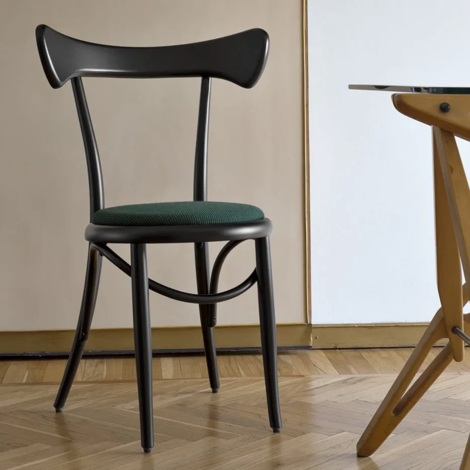 Cafestuhl upholstered seat - Gebrüder Thonet Vienna w Mesmetric