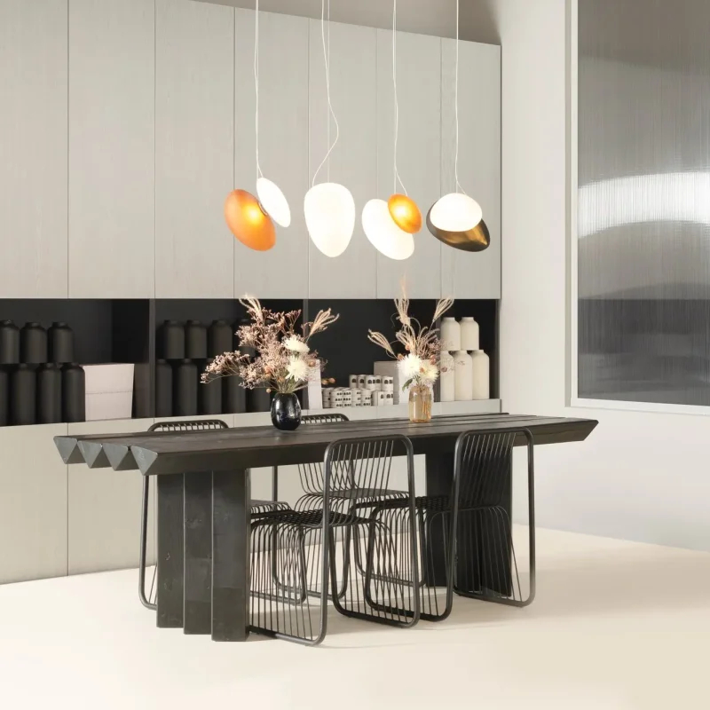 Pebble Chandelier - A-n-d w Mesmetric